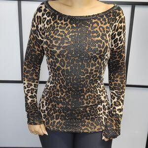 Animal Print Long Sleeve Comfy Medium
